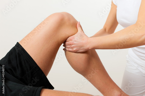 Photo: Patient bei der Physiotherapie Patient bei der Physiotherapie