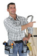 Carpenter pointing