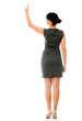 Business woman pointing