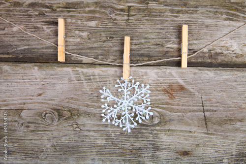 Photo: Christmas decorations (snowflake) Christmas decorations (snowflake)