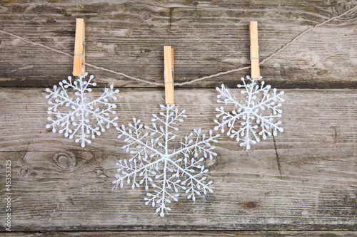 Photo: Christmas decorations (snowflake) Christmas decorations (snowflake)