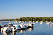 Boats on Danube river