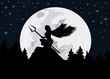immortals - moon night forest
