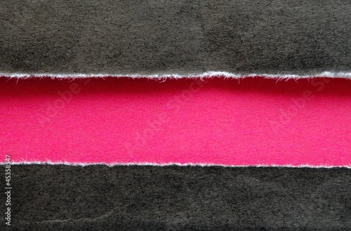 Photo: background torn black and red paper background torn black and red paper