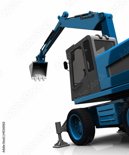 Illustration: Der Blaue Schaufelbagger 13 Der Blaue Schaufelbagger 13
