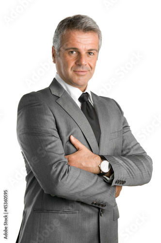 Photo: Satisfied business man Satisfied business man