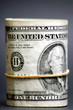 American Dollar Notes Rolled Up