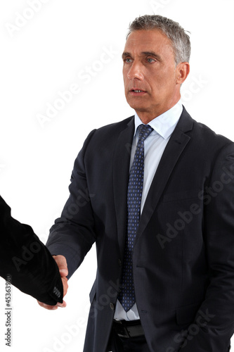 Photo: A business handshake A business handshake