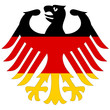 Bundesadler - schwarz rot gold
