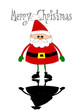 Reflection of Santa Claus