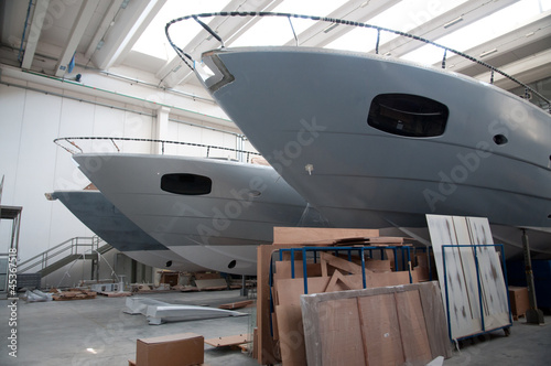 Photo: Italian shipyard Italian shipyard