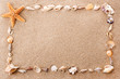 Photo: frame of seashells frame of seashells