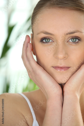 Photo: Peaceful, tranquil woman Peaceful, tranquil woman