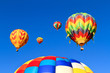 colorful hot air balloons