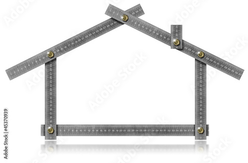 Illustration: House - Metal Meter Tool House - Metal Meter Tool