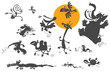 Cartoon Animal Silhouettes.
