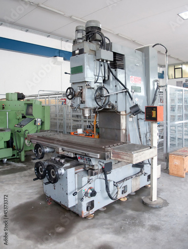 Photo: Drilling and milling CNC in workshop Drilling and milling CNC in workshop