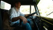 Truck Driver Delivering Freight
