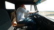 Truck Driver Delivering Freight