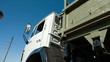 Driver Driving Dump Truck