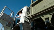 Dump Truck Driver On The Phone