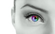 Beautiful colorful  eye