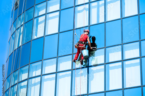 Photo: Window washer Window washer