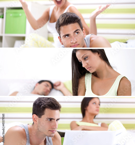 Photo: couple having argument couple having argument