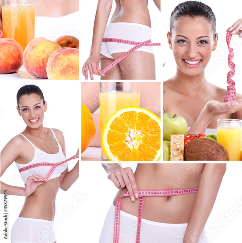 Photo: Dieting collage, weightloss Dieting collage, weightloss