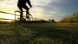 Video: Bicyclers during sunset Bicyclers during sunset