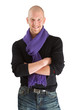 Modebewusster Mann im Herbst