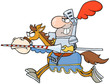 Knight Riding Horse