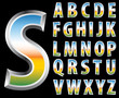 landscape silver letters