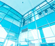 Foto: wide glass surface of contemporary angle of business building wide glass surface of contemporary angle of business building