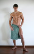Wet Muscular Man