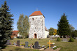 Dorfkirche neben Friedhof Trauer - Friede sei mit Dir