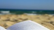 Book on beach