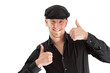 Mann mit positiver Laune