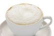 Foto: Cappuccino with a frothy white top Cappuccino with a frothy white top