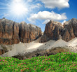Dolomite peaks,Sella,Val di Fassa, Italy Alps