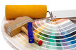 The painting platen and brush