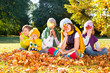 kinder spass herbst