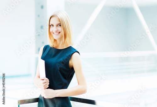 Photo: young pretty business woman... young pretty business woman...