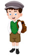 illustration of little boy