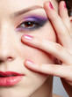 close-up of beautiful girl