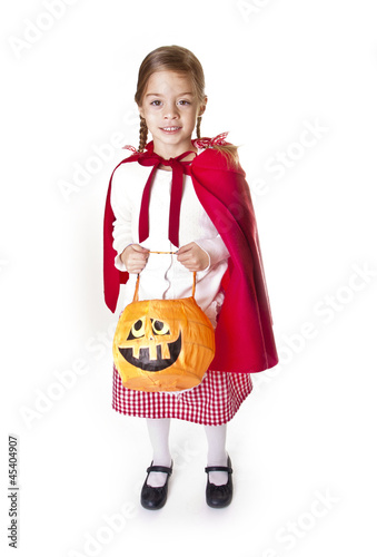 Photo: Cute little Halloween Trick-or-Treater Cute little Halloween Trick-or-Treater
