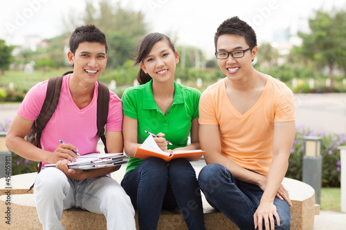 Photo: Students outdoors Students outdoors