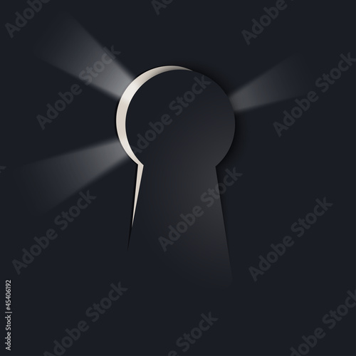 Vector: keyhole with lights keyhole with lights