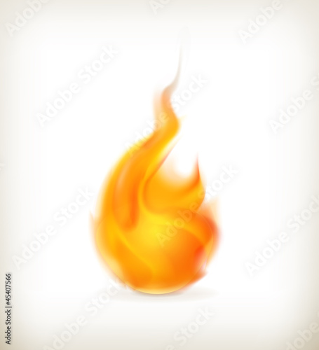 Vector: Flame, icon Flame, icon