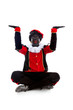 Zwarte piet ( black pete) typical Dutch character